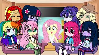 Equestria Girls React  Read Description  Ships  Discontinued [upl. by Kelton495]