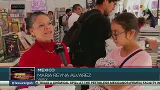 Mexico  Zocalo International Book Fair kicks off [upl. by Suirtimid]