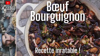 Bœuf Bourguignon Traditionnel  Recette Facile et Savoureuse [upl. by Laverne11]