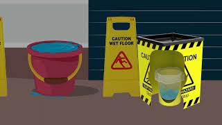 Introducing The SlipStop®  the worlds 1st leak collection unit amp wet floor sign combined [upl. by Aimik]