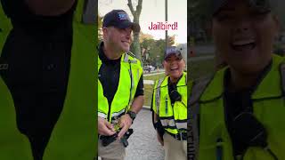 Cops Mind Blowing Encounter With a Cute Parrot 😂 [upl. by Sudoeht]