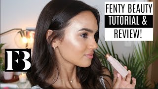 FENTY BEAUTY REVIEW AND TUTORIAL  DACEY CASH [upl. by Nnylidnarb]