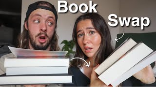 Swapping books with my husband… Reading vlog [upl. by Eppesiug]