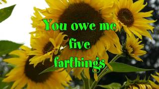 Oranges and Lemons Nursery Rhyme Lyric video Tim Hart and Friends [upl. by Rapsag]