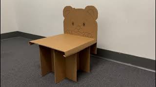 APSC100 Cardboard Chair  Team O1 [upl. by Adao662]