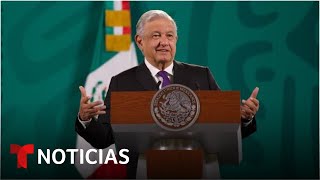 AMLO defiende en Sinaloa su política de abrazos no balazos  Noticias Telemundo [upl. by Gnah468]