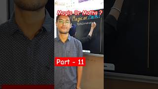 Magic Or Maths 🔥 Part  11 k2institute shorts youtubeshorts motivation midpoint [upl. by Zoarah]