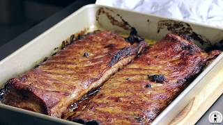 How to cook Costco StLouis style ribs in the oven  Easy recipe [upl. by Alled]