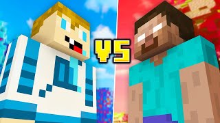 OGROMNY NOOB DOKNES VS HEROBRINE  Minecraft Herobrine [upl. by Gabe722]