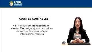 UTPL AJUSTES CONTABLES CONTABILIAD Y AUDITORÍACONTABILIDAD GENERAL II [upl. by Nyliahs]