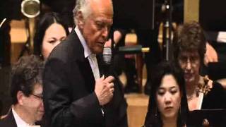 New York Philharmonic live in Pyongyang North Korea  Part 1417 quotIntroduction by Lorin Maazel 3quot [upl. by Ahsinel]