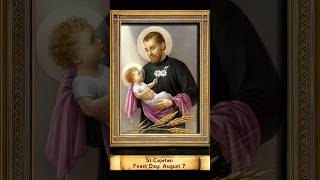 Happy Saint Cajetans feast day 🙏🙏🙏❤️❤️❤️🌹🌹✝️🛐jesuschrist saintoftheday saintcajetan stcajetan [upl. by Alemak]