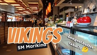 Vikings SM Marikina  January 2024  Weekday Lunch  Longest Buffet Table vikings buffet sm [upl. by Esela413]