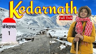 Kedarnath Yatra 2023  Kedarnath Trek in May  Gaurikund To Kedarnath Mandir  Kedarnath Snowfall [upl. by Alael454]