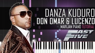 How To Play Don Omar amp Lucenzo  Danza Kuduro  Piano Tutorial [upl. by Adiari]