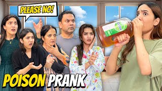 Poison Prank with My Family🤮Hira ne Gusse mein THAPAR maar dia😱Sistrology [upl. by Marquita]