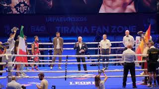 Mauro Forte vs Cristobal Lorente EBU European Featherweight Title [upl. by Katine957]