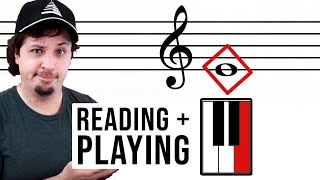 How to Read Music and Play Piano at the Same Time [upl. by Hwang]