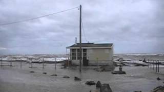 Dec 21 2010 Atlantic Wind and Stormsurge Beresford Bathurst NB New Brunswick Canada [upl. by Burger]