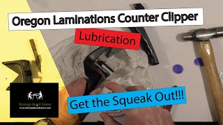 Oregon Laminations Lubrication  Oiling a Oregon Lamination Counter Clipper to stop the squeaks [upl. by Rene138]