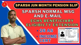 ECSH LIFE CERT JUN PENSION SLLIPSPARSH pension defence sparsh indianarmy defence [upl. by Cullin]