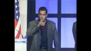 Witty Salman Khan speaks in American accent at Indo American Corporate Excellence Awards [upl. by Kendal]