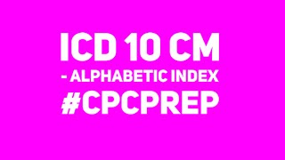 FREE ICD10CM Training  Conventions amp Alphabetic Index  Medical Coding 2020  1 [upl. by Einomrah867]