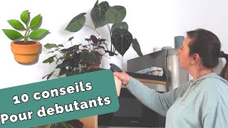 Mes 10 conseils pour débuter avec les plantes dintérieur  Conseils pour débutants [upl. by Panther]