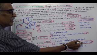 UNSYMMETRICAL FAULT CALCULATIONS  PART  15  SINGLE LINE TO GROUND FAULT  PROBLEM [upl. by Suiram]