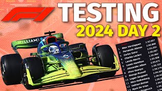 F1 PreSeason Testing 2024  Day 2  Live Reaction amp Commentary [upl. by Jara970]