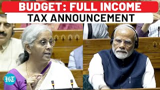 Budget 2024 Income Tax Changes In New Regime  New Slabs Standard Deduction  Nirmala  Modi Govt [upl. by Sualkin863]