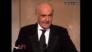 Sean Connery Accepts the AFI Life Achievement Award [upl. by Hekker29]