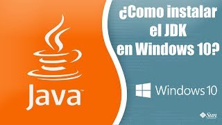 Como instalar el JDK en Windows 10 [upl. by Nilauqcaj]