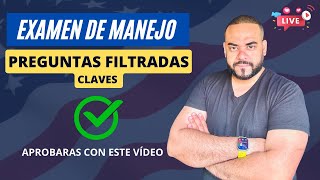 🔴 EXAMEN TEORICO DE MANEJO 2024 I Aprobarás con estas preguntas 🔥 🔥 🔥 [upl. by Ielarol707]