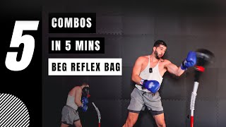 Master These 5 Combos Before Moving On To Advanced Reflex Bag Training [upl. by Lewie737]