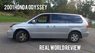 2001 Honda Odyssey real world review 20 years later [upl. by Bobina]