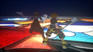 KH3 MODS Hooded Roxas vs KH2 Sora With Vanitas moveset Critical Mode No Damage [upl. by Bertold416]