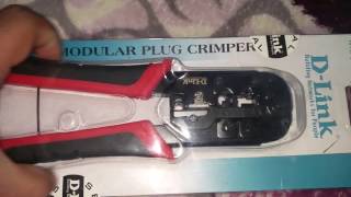 About DLINK crimping tool NTC001  HINDI [upl. by Aire448]