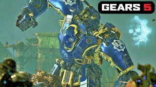 Gears of War 5  The Cole Train fights a Brumak  All Scenes [upl. by Legim]