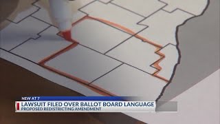 Group behind redistricting amendment files lawsuit against Ohio Ballot Board [upl. by Sabra]