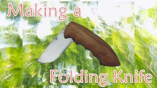 Knife Making A Liner Lock Folding Knife From Scratch [upl. by Nrubloc437]