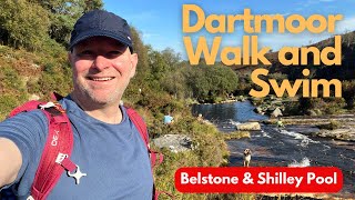 Walking on Dartmoor from Belstone  Belstone Tor and wild swimming at Shilley Pool [upl. by Enileme471]