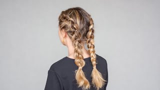 ACTIVE BEAUTY Trend Tutorial – Boxer Braids [upl. by Losiram187]