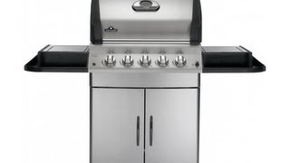 Napoleon Mirage Gas Grill Video  Features [upl. by Enerual]