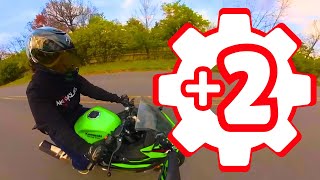 Gearing Change Kawasaki Ninja 400 Rear Sprocket Mod Review [upl. by Lyrred]