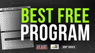 Best Free Vertical Jump Program  Review of Vert Shock A1 Athlete Air Alert [upl. by Nitsa]