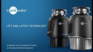 InSinkErator Garbage Disposal Featuring Lift and Latch® Technology [upl. by Aiuqcaj]