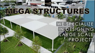 Mega Bioclimatic Pergola Structure [upl. by Lenna]