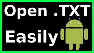 how to open txt file in android phone [upl. by Frankel]