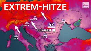 40 Grad  4 Tage lang Hitzewelle in Europa startet [upl. by Clemen]